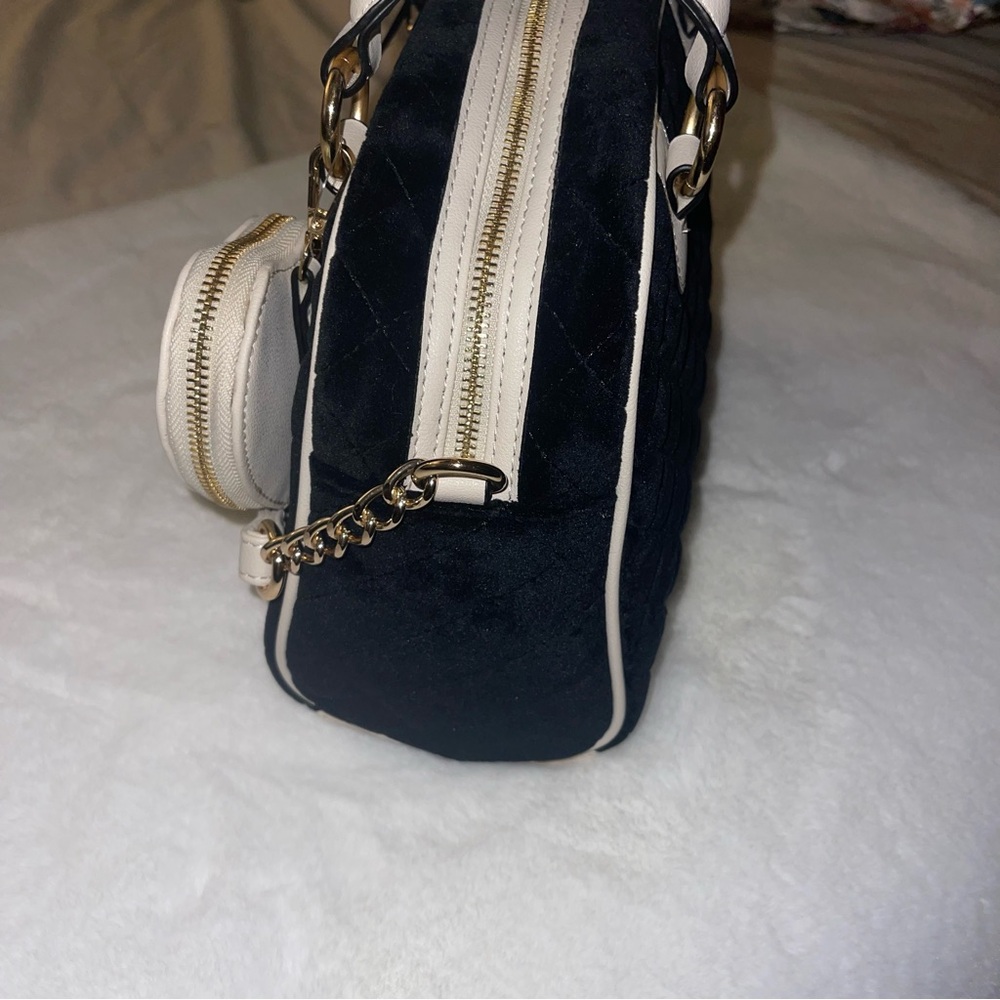 Juicy Couture Black Satchel with White Accents - Picture 6 of 13